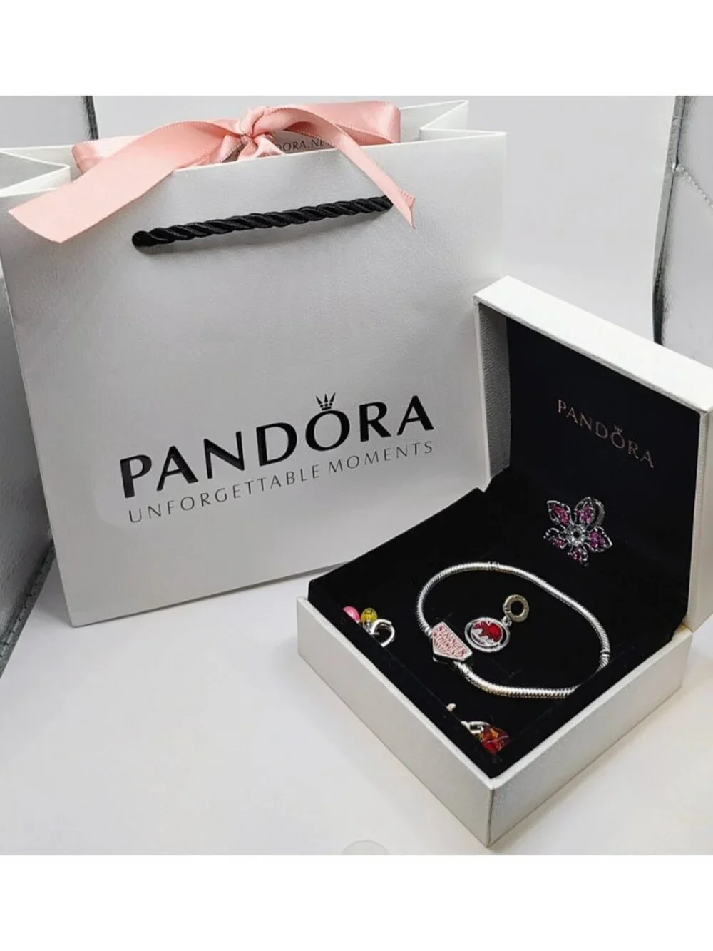 17cm Pandora All Logo x Stranger Things Bracelet Only New